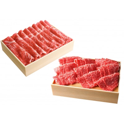山形牛 もも食べつくしセット(焼肉800g+すき焼き900g)　hi003-hi021-008r