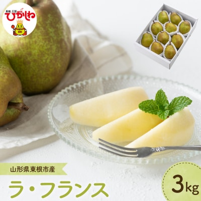 【2026年産】 洋なし「ラ・フランス」 3kg よってけポポラ提供 hi003-167