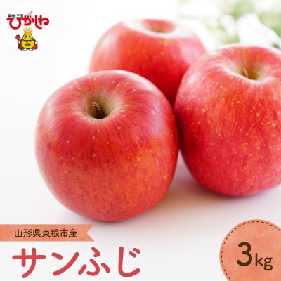 【2026年産】りんご「サンふじ」3kg よってけポポラ提供 hi003-171