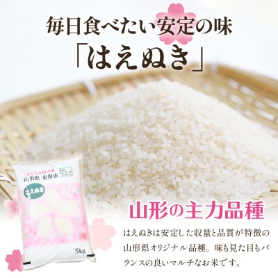 【令和7年産米】★2026年3月後半発送★はえぬき 10kg hi002-032-033-2