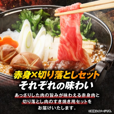 【2026年4月以降発送】山形牛すき焼き用Bセット 肉の工藤提供 hi023-002-0411r