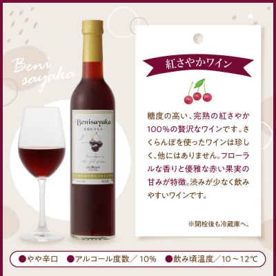 紅さやかワイン 500ml×2本セット 山形県 東根市 紅さやか ワイン hi108-004