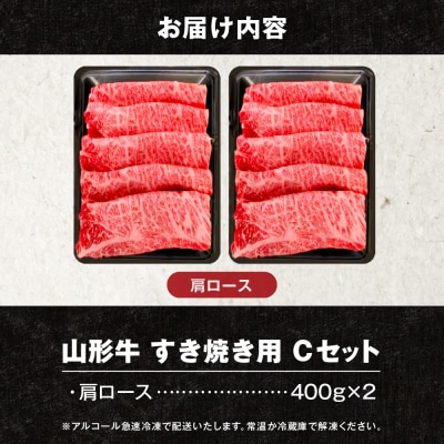 【2025年7月以降発送】山形牛すき焼き用Cセット hi004-hi023-003-0711r
