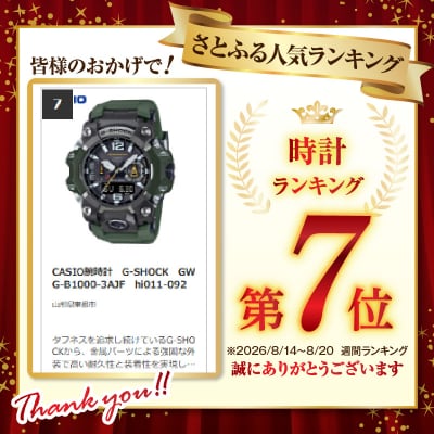 CASIO腕時計　G-SHOCK　GWG-B1000-3AJF　hi011-092