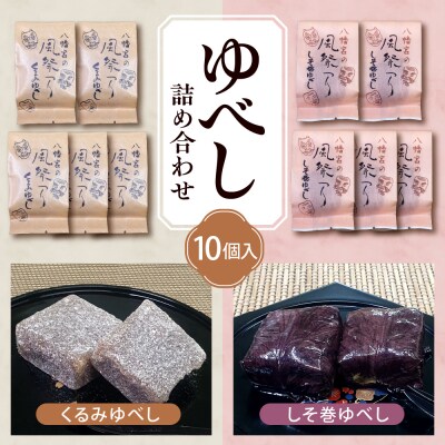 ゆべし 詰め合わせ 10個入 元祖 たけだのゆべしや提供 和菓子 菓子 おやつ 山形県 東根市