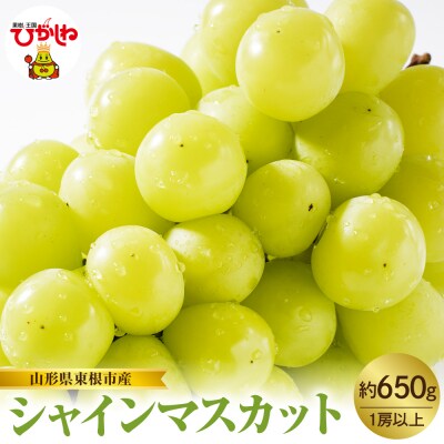 【2026年産】東根市産 シャインマスカット 約650g hi074-015