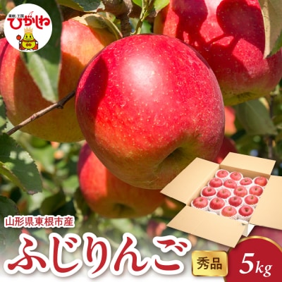 【2026年産】 ふじりんご 5kg(8-25玉) 秀品 千笑花夢提供 hi082-018-r8