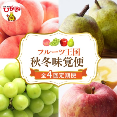 【2025年産 秋冬4回定期便】フルーツ王国 秋冬味覚便 hi082-028-2