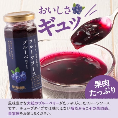 フルーツソース160g　ブルーベリー(12本)和歌山産業提供 山形県 東根市 hi070-010