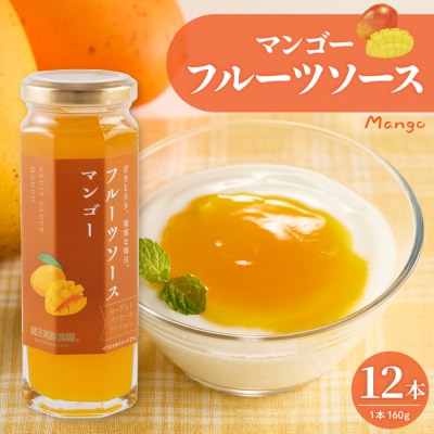 フルーツソース160g　マンゴー(12本)和歌山産業提供 山形県 東根市 hi070-012