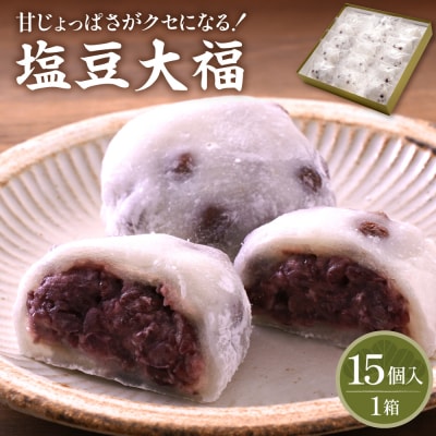 塩豆大福 15ヶ入 山形県 東根市 松扇堂提供 hi040-004