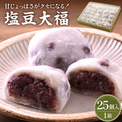 塩豆大福 25ヶ入 山形県 東根市 松扇堂提供 hi040-005