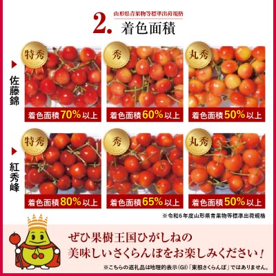 【2027年産】さくらんぼ「紅秀峰」700gバラ 秀品 L以上 hi082-069-r9