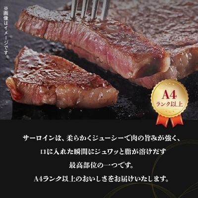 鹿児島県産黒毛和牛 サーロインステーキ300g