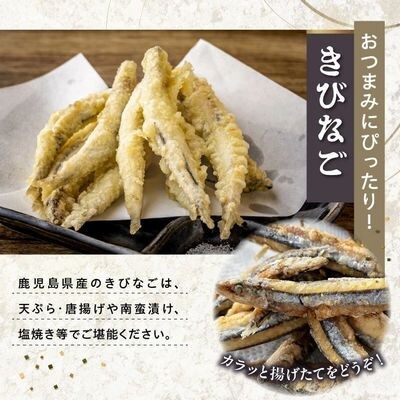 かごしま黒豚しゃぶしゃぶ用2パック・鹿児島県産きびなご2パックのお気軽Aセット