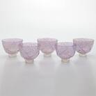 冷茶グラス・紫 (5客) 川原有造作