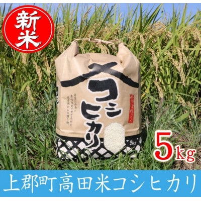 令和6年産 上郡町高田米コシヒカリ 5kg