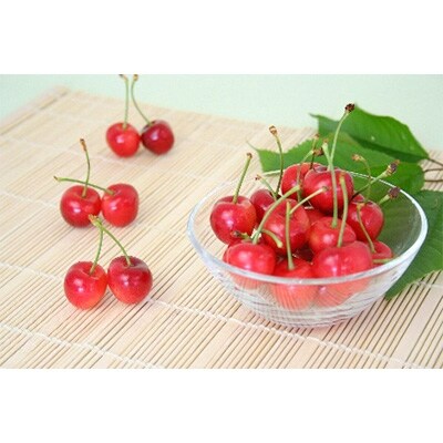 さくらんぼ紅秀峰秀品L-2L玉　約500g×1パックバラ詰め