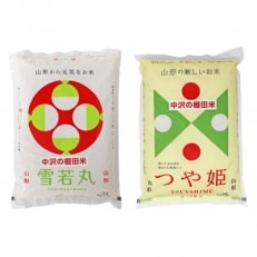 棚田米 令和2年産 つや姫・雪若丸 各5kg 食べ比べセット【数量限定】