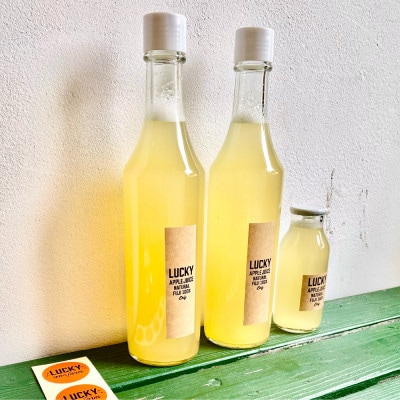 りんごジュース リンゴ 100% LUCKY APPLE JUICE