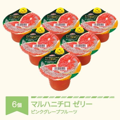 マルハニチロ フルティシエ ちょっと贅沢シリーズ ピンクグレープフルーツ 6個入り×1箱セット