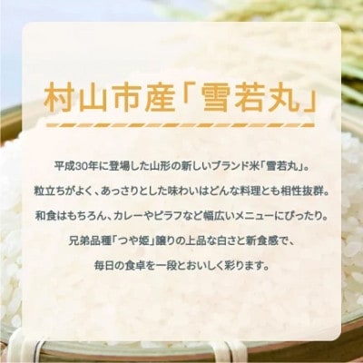 新米 令和8年産 雪若丸 精米20kg