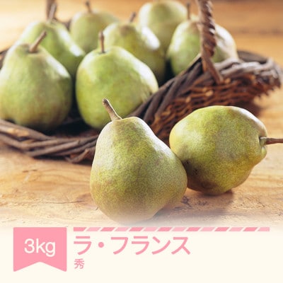 令和7年産　秀品　ラ・フランス約3kg　山形県産