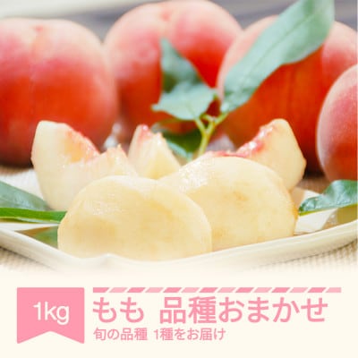 桃 品種おまかせ 約1kg 2027年産