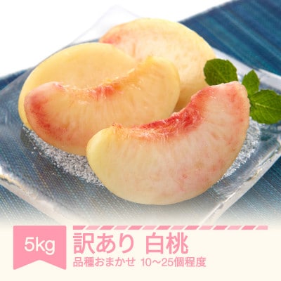 2027年産 白桃 訳あり 品種おまかせ 約5kg