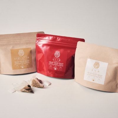 【3種セット】香ばしさが魅力の「まめ茶」と「ほうじ茶」の奥深さを楽しむ飲み比べセット