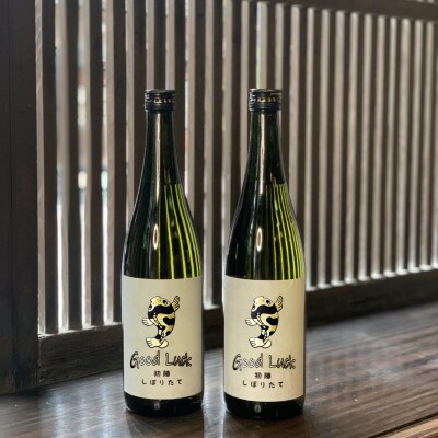 【期間限定】新酒「初陣」純米のしぼりたて生酒　720ml×2本セット