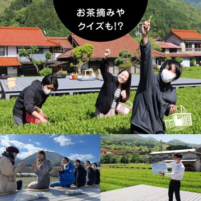 【参加チケット】茶畑を一望するお茶農家のテラスで煎茶体験&飲み比べ