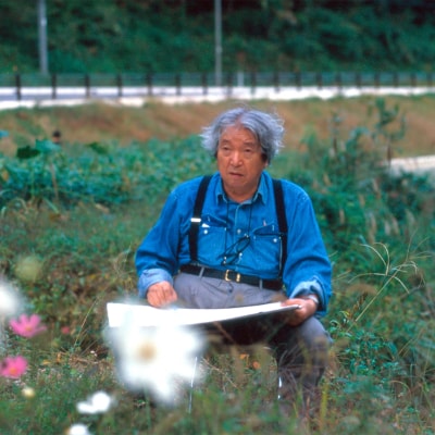 【数量限定】画家、安野光雅が描いた『御所の花』とポストカード