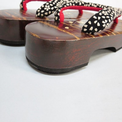 角館樺細工《樺細工 八柳》 女性用ソフト下駄 枝桜|02_kdk-384701