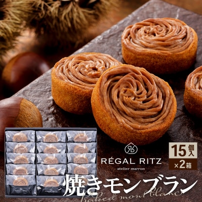 レガールリッツ 焼きモンブラン 15個×2箱 紙袋付き・ギフト箱入り|02_psk-023001
