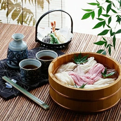 《訳あり》稲庭うどん 紅白 切り落としセット2,800g【伝統製法認定】|02_ikd-141701