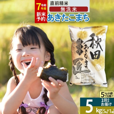 【無洗米5kg】令和7年産 秋田県産あきたこまち 5kg 匠|02_snk-030301