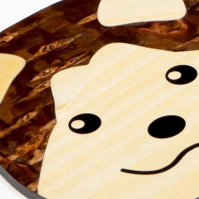 角館樺細工《樺細工 八柳》秋田犬コースター|02_kdk-392401