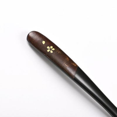 角館樺細工《樺細工 八柳》 漆 ため塗 木製カレースプーン ゆうパケット|02_kdk-978001
