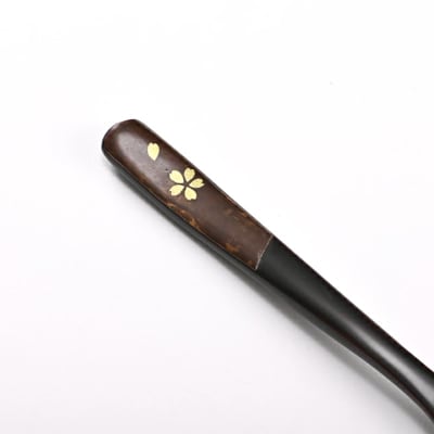 角館樺細工《樺細工 八柳》 漆 ため塗 木製スプーン ゆうパケット|02_kdk-978001a
