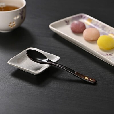 伝統工芸 【八柳】 漆 ため塗 木製スプーン ゆうパケット|02_kdk-978001a