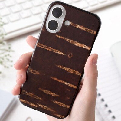 角館樺細工 《樺細工 八柳》 iPhone 16 ケース (無地)|02_kdk-0k1601a