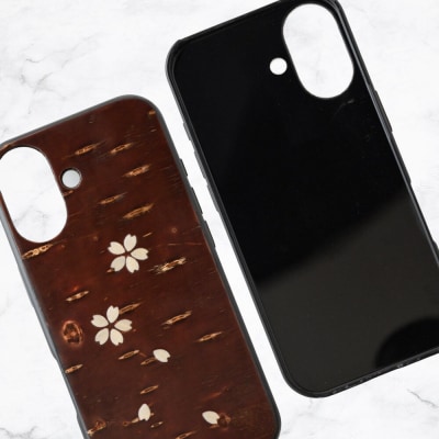 角館樺細工 《樺細工 八柳》 iPhone 17 ケース (桜)|02_kdk-0k1701b