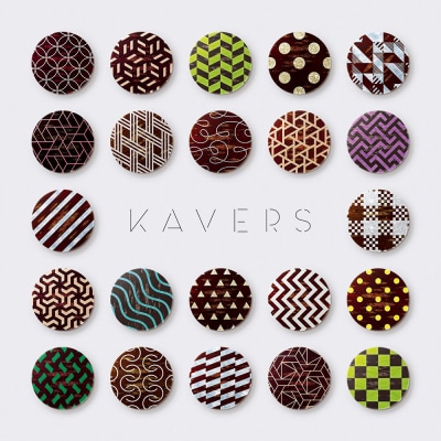 角館樺細工 ブローチ KAVERS KVR_005 麻の葉 S|02_kdk-ol0501a