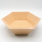菓子器　鮫川村産ヒノキ