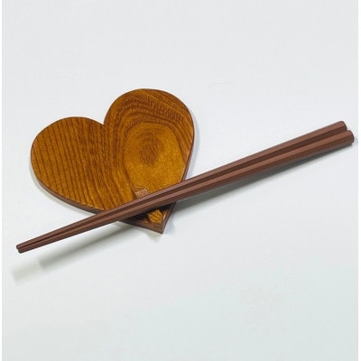 木工製品　箸置き付きコースター(クラブ、ダイヤ、ハート、スペード)各1個 計4個