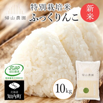 【新米発送】「ふっくりんこ 10kg」特別栽培米産地直送《帰山農園》