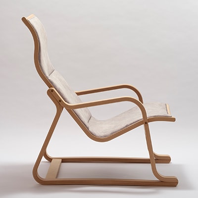 村澤一晃氏デザイン「オンダ&オットマン+クッション付」マーブル