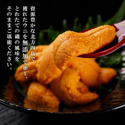 北海道加工塩水バフンウニ100g【マルタカ高橋商店】