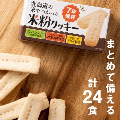 4回定期便【3カ月に1回届く】米粉クッキー1箱4本入り×24箱